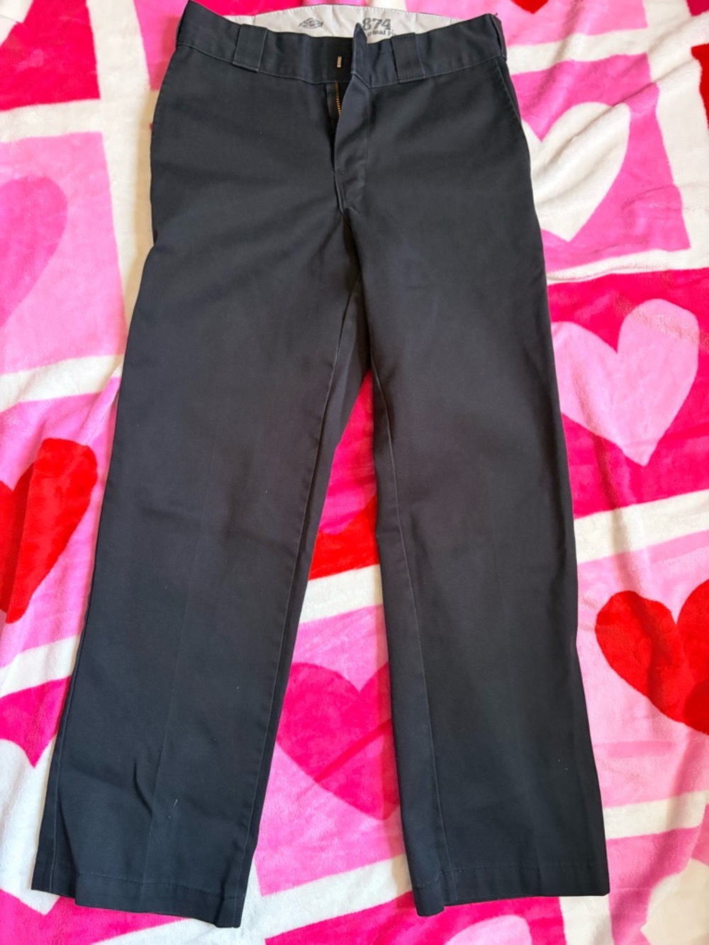 Dickies Women's Straight Leg Work Pants in Black